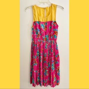 Everly ModCloth Floral Vintage Dress